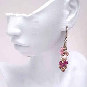 Beaded Cluster Earrings